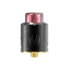 Authentic Avidvape Ghost Inhale 24mm RDA Rebuildable Dripping Atomizer w/BF Pin - Black