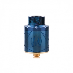 Authentic Avidvape Ghost Inhale 24mm RDA Rebuildable Dripping Atomizer w/BF Pin - Blue