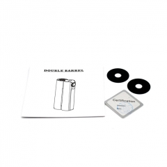 Authentic Squid Industries Double Barrel V2.1 150W VW Variable Wattage Box Mod - Silver