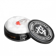 Authentic Asvape Clapton Pre-built Coil Heating Wire + Cotton Kit - 0.3 Ohm