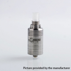 Coppervape Caiman Style MTL 22mm 316SS RDA Rebuildable Dripping Atomizer - Silver