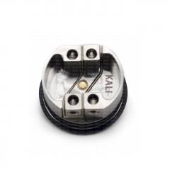 ULTON Kali Style 25mm RDA RSA Rebuildable Dripping Atomizer w/BF Pin/ 2 Set Caps - Black