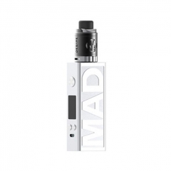 Authentic Desire Mad 108W 18650/20700 TC VW Variable Wattage Box Mod + M-Tank 3ml Kit - Silver