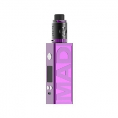 Authentic Desire Mad 108W 18650/20700 TC VW Variable Wattage Box Mod + M-Tank 3ml Kit - Purple