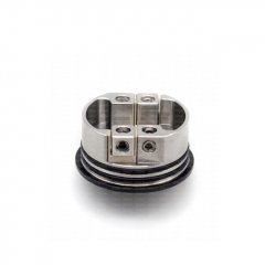 ULTON Kali Style 25mm RDA RSA Rebuildable Dripping Atomizer w/BF Pin/ 2 Set Caps - Black