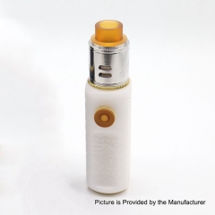 SOB Style 18650 Hybrid Mechanical Mod w/Outlaw Style RDA Kit - White