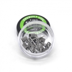 Authentic Pirate Coil Pre-made Alien Coil Kanthal A1 32GA 0.45ohm Stainless Steel Coil 3.0mm (10-pack)
