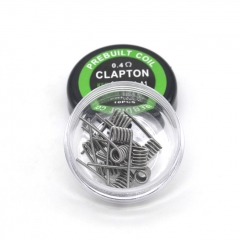 Authentic Pirate Coil Pre-made Clapton Coil Kanthal A1 24GA+30GA 0.4ohm Stainless Steel Coil 3.0mm (10-pack)