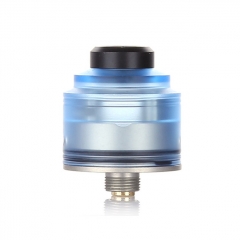 Authentic GAS Mods Nixon S 22mm RDA Rebuildable Dripping Atomizer w/BF Pin - Blue Silver
