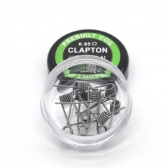 Authentic Pirate Coil Pre-made Clapton Coil Kanthal A1 26GA+32GA 0.85ohm Stainless Steel Coil 3.0mm (10-pack)