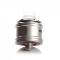 Lysten S B2K RSA V5 Style 23mm 316SS RDA Rebuildable Dripping Atomizer w/ BF Pin - Silver