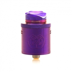 Authentic Hellvape Drop Dead 24mm RDA Rebuildable Dripping Atomizer w/ BF Pin - Purple