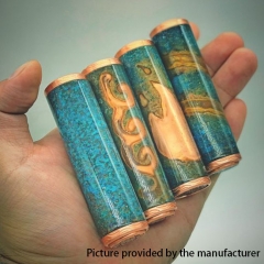 Authentic Bruce Vape The Original 18650 24mm Hybrid Patina Mechanical Mod 1pc - Random Color