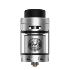 Authentic Zeus Dual RTA 26mm Rebuildable Tank Atomizer TPD Edition 2ml - Silver