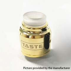 Authentic Omeka MSM Taste 24mm RDA Rebuildable Dripping Atomizer w/ BF Pin - Gold