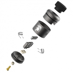 Authentic Wotofo Warrior 25mm RDA Rebuildable Dripping Atomzier w/ BF Pin - Gold