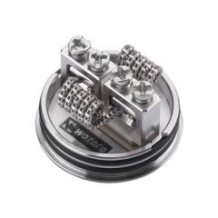 Authentic Wotofo Warrior 25mm RDA Rebuildable Dripping Atomzier w/ BF Pin - Gold
