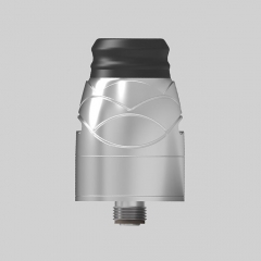 Authentic Hugsvape Theseus 22mm RDA Rebuildable Dripping Atomizer w/ BF Pin - Silver