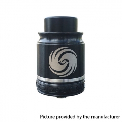 Authentic Omeka MSM Phoebe 24mm RDA Rebuildable Dripping Atomizer - Black