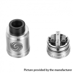 Authentic Omeka MSM Phoebe 24mm RDA Rebuildable Dripping Atomizer - Silver
