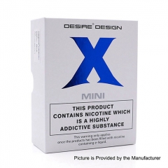 Authentic Desire X-Mini 108W 18650/21700 TC VW Variable Wattage Box Mod - Blue