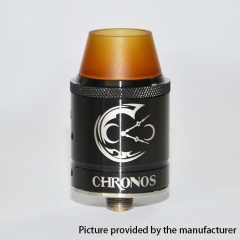 Chronos Style 24mm RDA Rebuildable Dripping Atomizer - Black