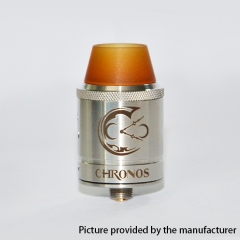 Chronos Style 24mm RDA Rebuildable Dripping Atomizer - Silver