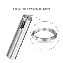 Authentic Ehpro 101 Pro 21700/20700/18650 75W TC Temperature Control Tube Mod 25mm w/ Lock RDA Kit - Silver