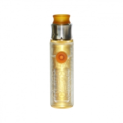 SOB Style 18650 Hybrid Mechanical Mod w/Outlaw Style RDA Kit - Transparent