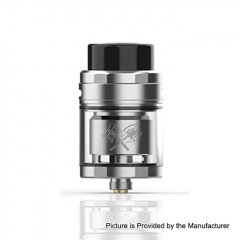 Authentic Acevape MK 25mm RTA Rebuildable Tank Atomizer 5ml - Silver