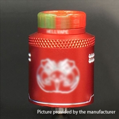Drop Dead Style 24mm RDA Rebuildable Dripping Atomizer w/ BF Pin - Red