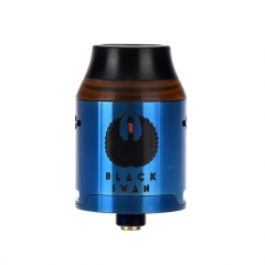 Authentic Kindbright Black Swan 24mm RDA Rebuildable Dripping Atomizer w/ BF Pin - Blue