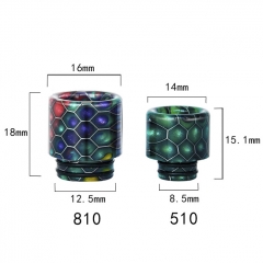 Aleader Replacement 510 Drip Tip + 810 Drip Tip (C1)- Random Color