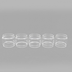 Clrane Replacement Glass Tank for Vandy Vape Mesh 24mm RTA Atomizer 2ml (5pcs) - Transparent