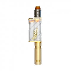 Kratos Style 18650 Mechcanical Mod with Atomizer / Extension Tube 25mm Kit - Transparent