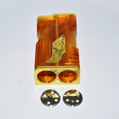 Kratos Style 18650 Hybrid Mechcanical Mod  - Yellow