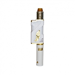 Kratos Style 18650 Mechcanical Mod with Atomizer / Extension Tube 25mm Kit - White