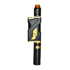Kratos Style 18650 Mechcanical Mod with Atomizer / Extension Tube 25mm Kit - Black