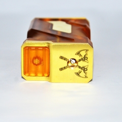 Kratos Style 18650 Hybrid Mechcanical Mod  - Yellow