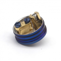 Mojia Car Style 25mm RDA Rebuildable Dripping Atomizer w/BF Pin - Blue