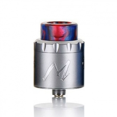 Authentic Tigertek Momentum 24mm RDA Rebuildable Dripping Atomizer w/ BF Pin - Silver