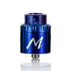 Authentic Tigertek Momentum 24mm RDA Rebuildable Dripping Atomizer w/ BF Pin - Blue