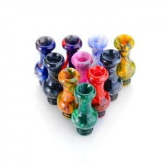 Clrane Replacement 510 Long Calabash Style Drip Tip 2pcs - Random Color