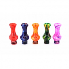 Clrane Replacement 510 Long Calabash Style Drip Tip 2pcs - Random Color