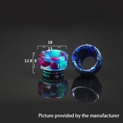 810 Replacement Drip Tip for TFV8 / TFV12 Tank / Goon / Kennedy / Reload RDA 13mm (1pc) - Black Red