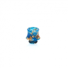 510 Fuji Drip Tip for RDA / RTA / Sub Ohm Tank Atomizer 15mm (1pc) - Blue Resin