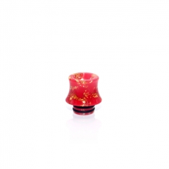 510 Fuji Drip Tip for RDA / RTA / Sub Ohm Tank Atomizer 15mm (1pc) - Red Resin