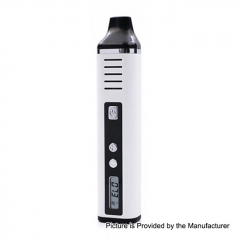 Authentic Hugo Vapor Pathfinder V2 2200mAh TC Dry Herb Wax Vaporizer Kit 0.7ohm - White