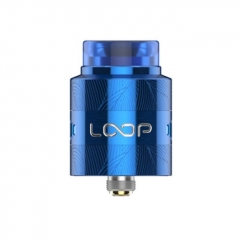 Authentic Loop V1.5 24mm RDA Rebuildable Dripping Atomizer w/ BF Pin - Blue
