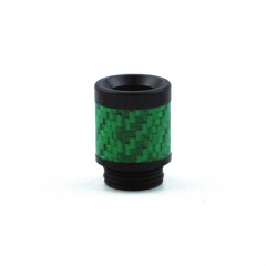 Clrane Replacement 810 Carbon Fiber Drip Tip for Atomizers #E - Green